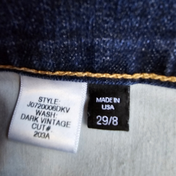 Veronica Beard Debbie dark vintage skinny jeans size 29/8 - Picture 9 of 11